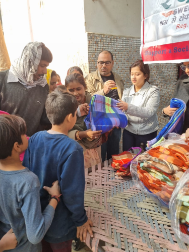 Blankets Distribution